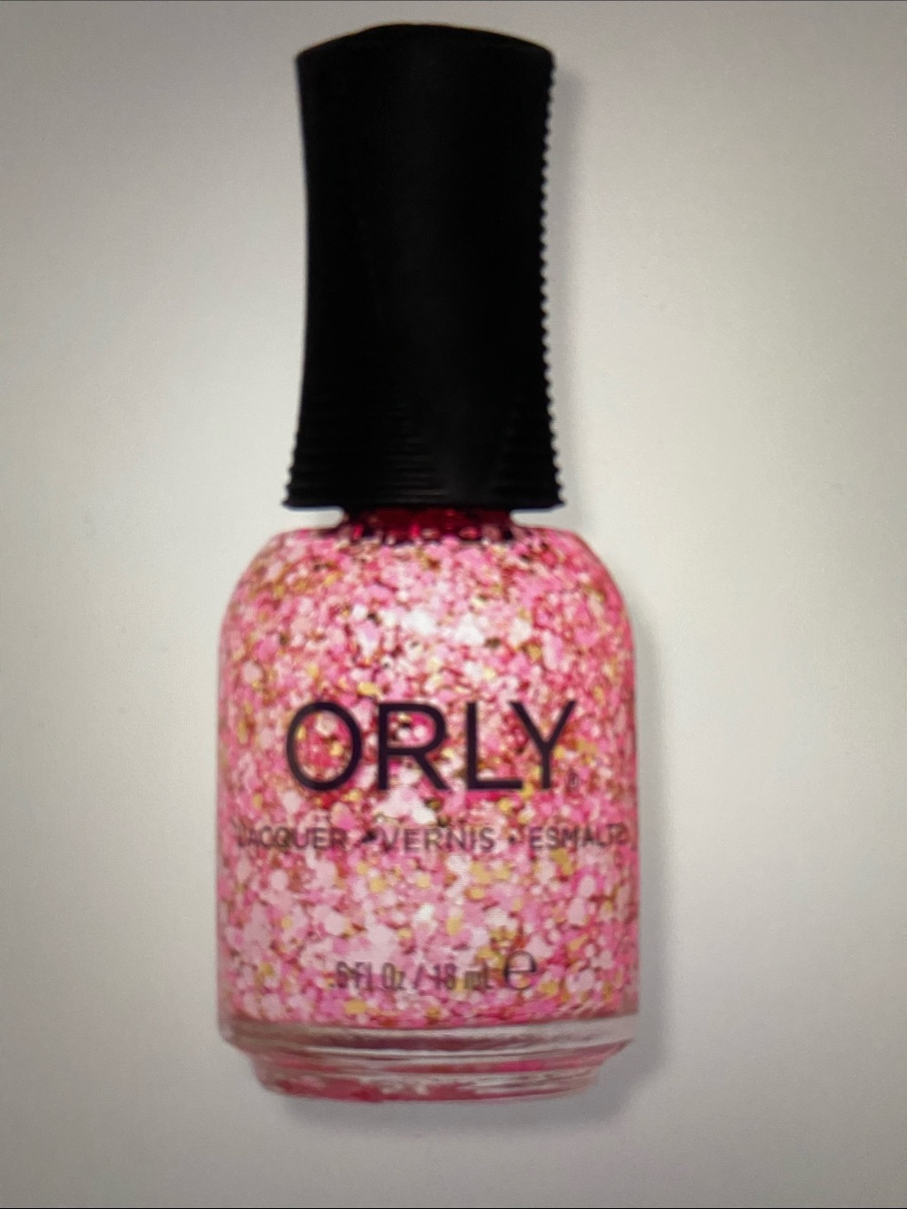Orly Confetti Topper in Party in Pink Full Size New Not Returnable